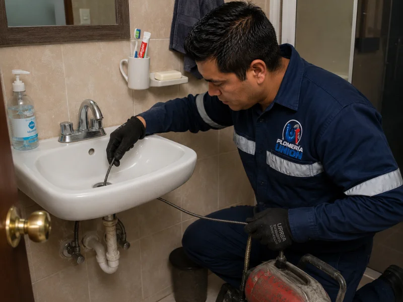 Destape de drenaje CDMX Plomería Unión